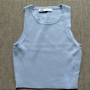 Zara top in a purple/blue. Size small